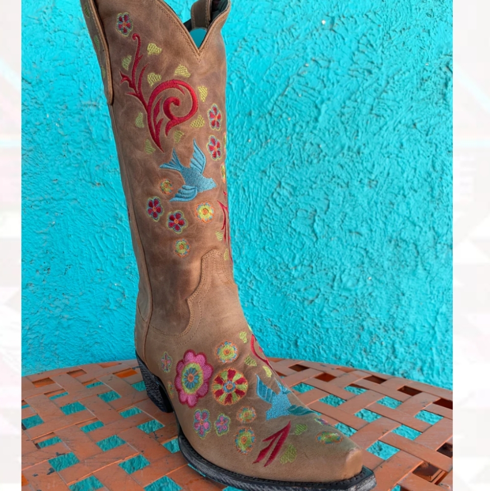 Lane Groovy Girl Gorgeous Cowgirl Boots Size 9.5 - Picture 13 of 13